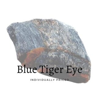 Blue Tiger Eye Rough - Falcons Eye - Hawks Eye